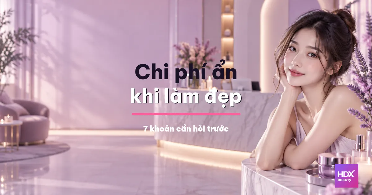 Chi phí ẩn khi làm đẹp: 7 khoản cần hỏi trước