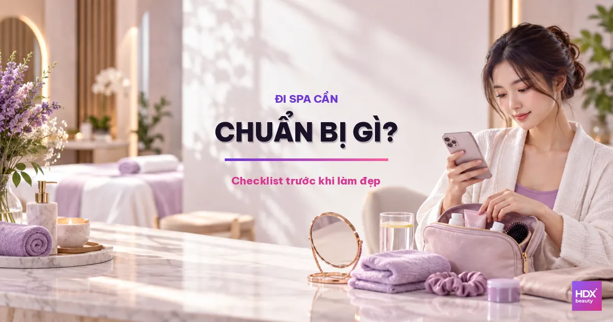 Đi spa cần chuẩn bị gì? Checklist trước khi làm đẹp